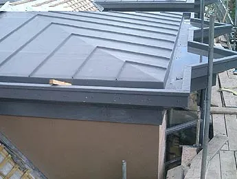 New build using lead roof alternative
