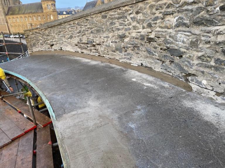 We repaired the damage