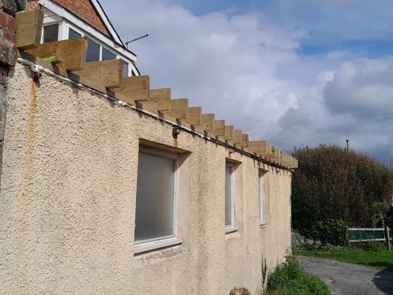 32 new joists were fitted