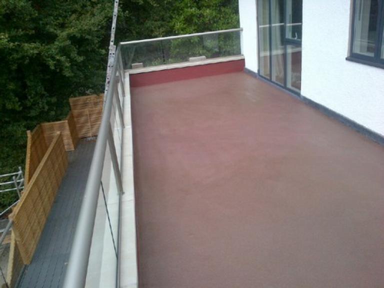 This roof extension makes for the ideal balcony space