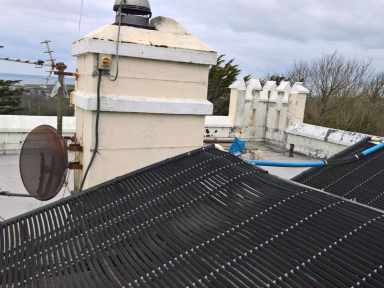 This system allows insulation to be delivered quickly and easily