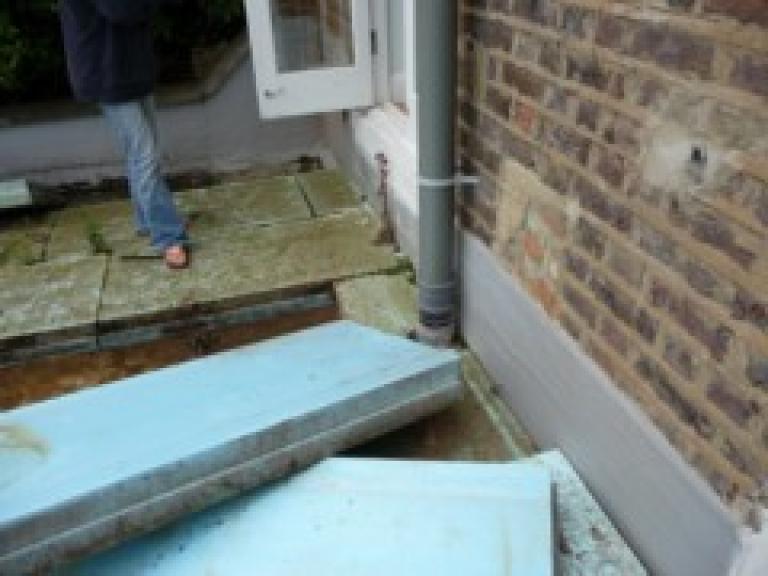 We had our work cut out for this balcony roof refurbishment in Camden, London