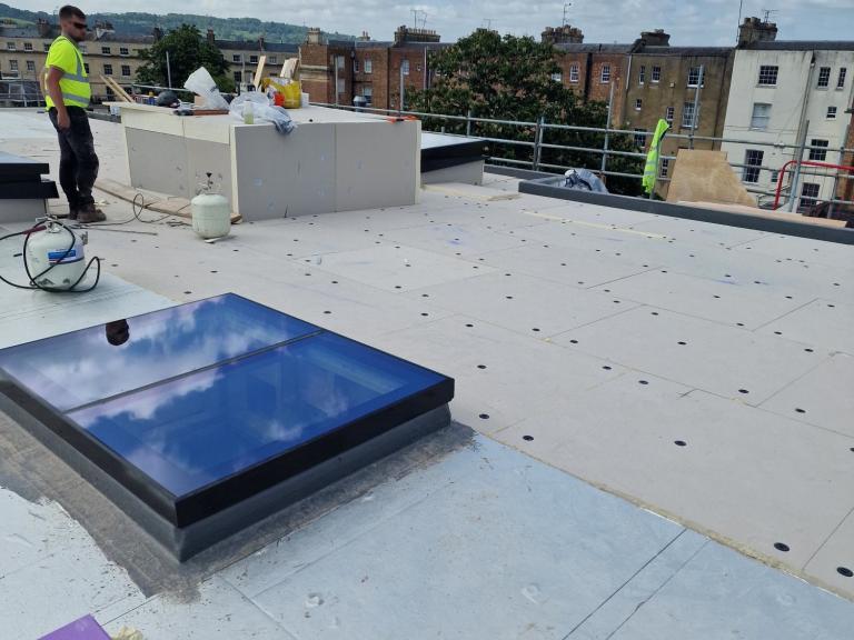 This large, new build roof needed insulating, installing and weatherproofing