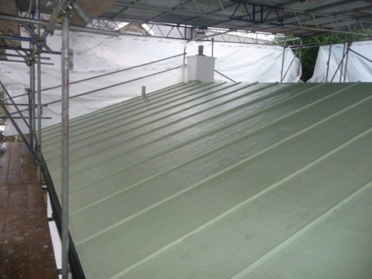 Copper roof alternative in progress in Ealing, West London