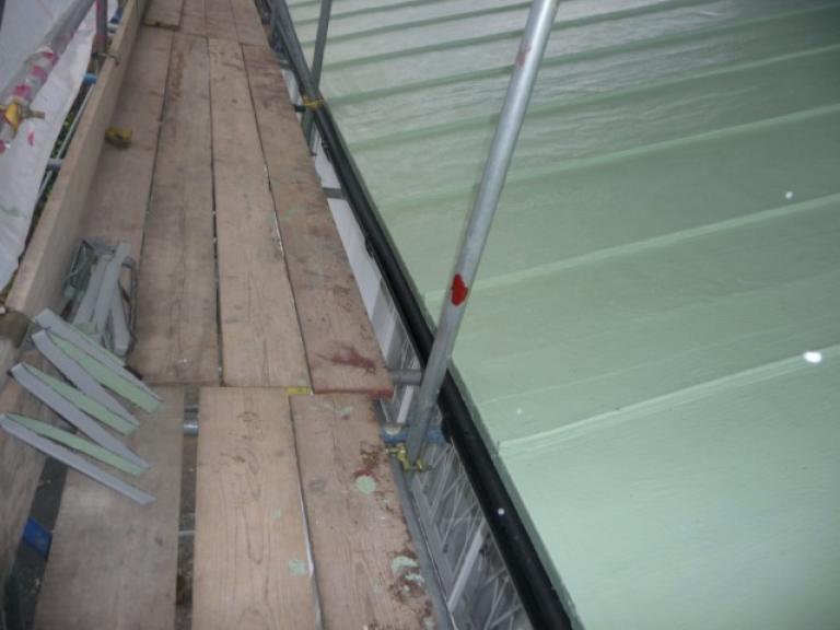 Our roofing system and attention to detail leave no mess...