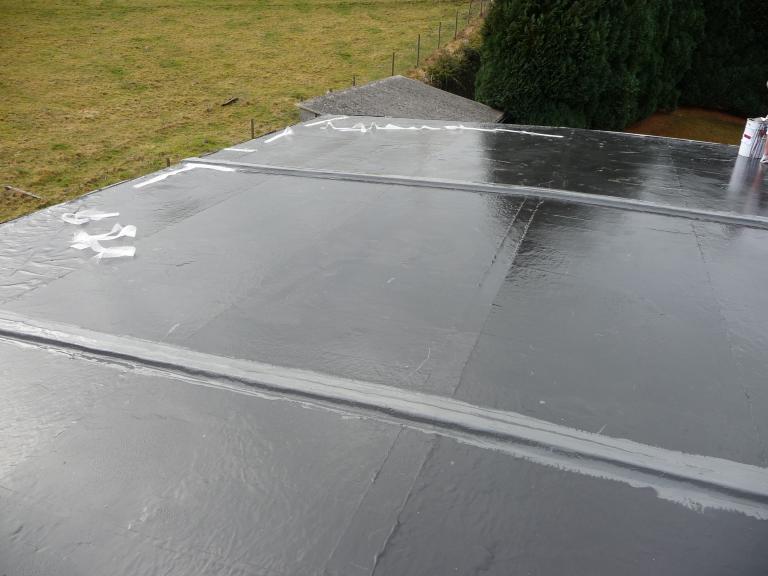Detailed work and first coat being completed