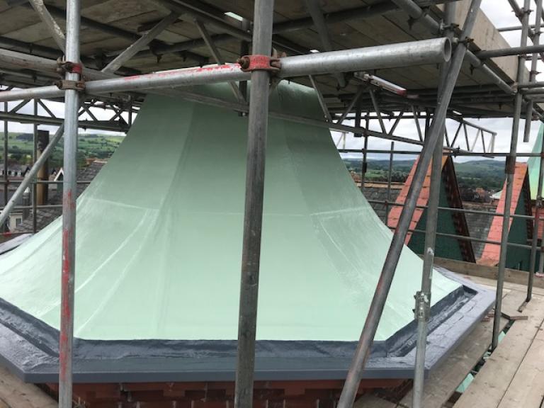 Except the polymer system is jointless and seamless, allowing no water ingress at all