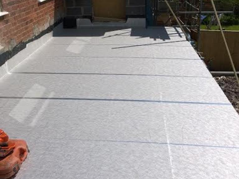 This new build balcony was a significant size