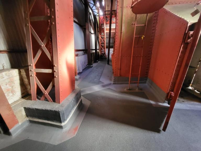 The Rhondda Heritage Park Underground Experience Centre is a maze of walkways, nook and crannies