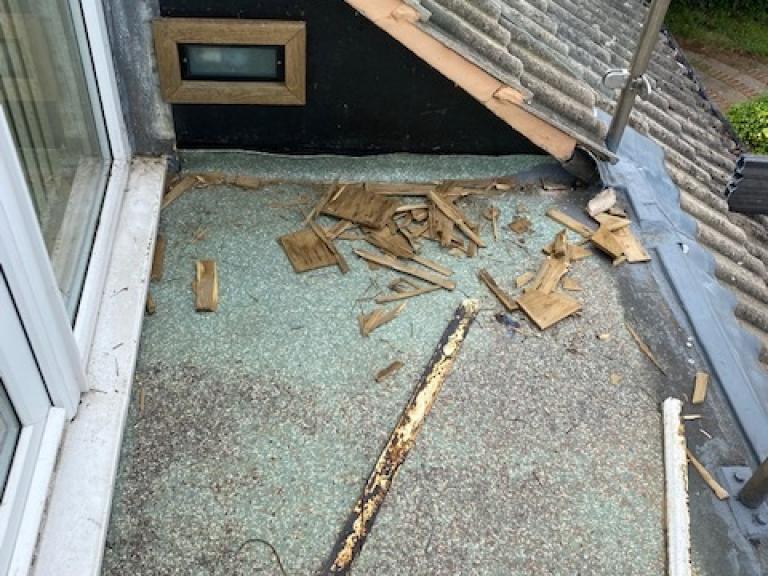 The existing roof terrace area was clearly no longer fit for purpose